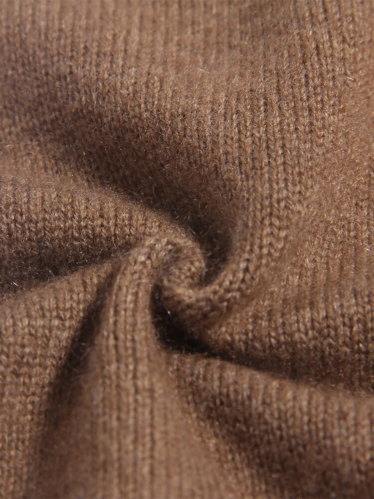 Kids Brown Duck Family Knit Sleeveless Cashmere Sweater Vest